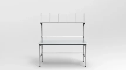 Modułowy stół do pakowania 120 × 80 cm RA Construction pc-3-0001 front