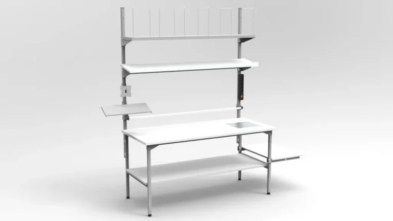 Stół do pakowania 120x70 cm z wagą w blacie RA Construction PC-3-0004