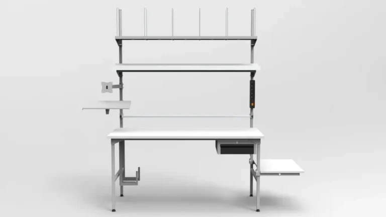 Stół do pakowania 120x70 cm z uchwytem na kamerę – PC-3-0005 RA Construction