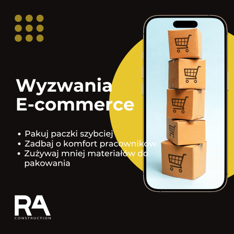 modułowe stoły do pakowania w e-commerce