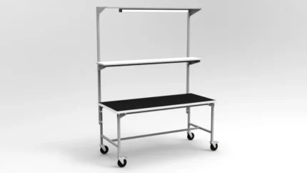 Stół montażowy mobilny z balanserem RA Construction EC-3-0011