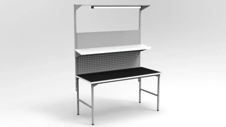 Stół montażowy z podwójną tablicą narzędziową RA Construction EC-3-0009