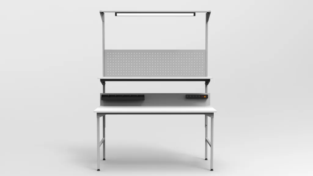 Stół montażowy z tablicą perforowaną RA Construction EC-3-0007 - 2