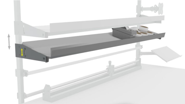 Półka z regulacją kąta 120x30 cm