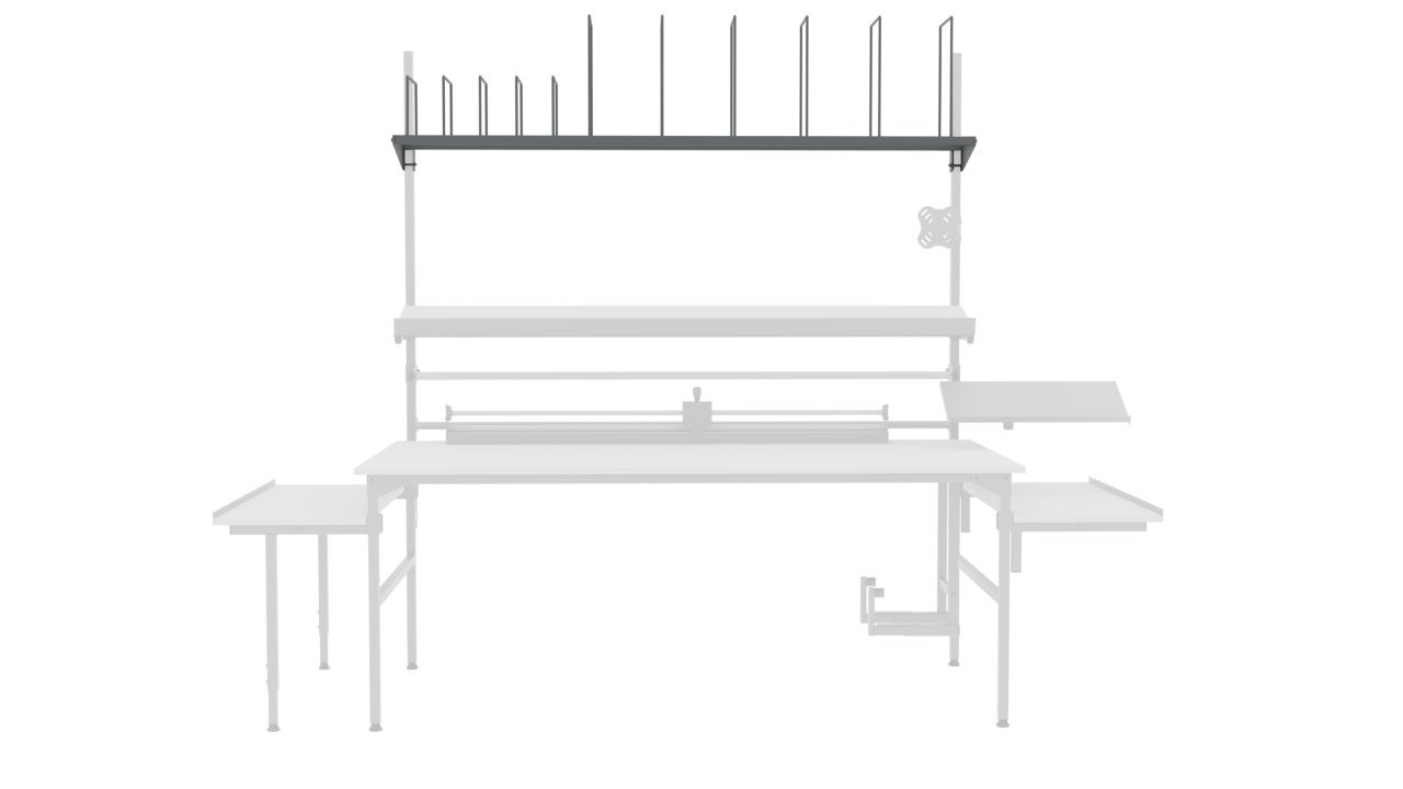 Półka na kartony do stołu 120x30 cm RA Construction