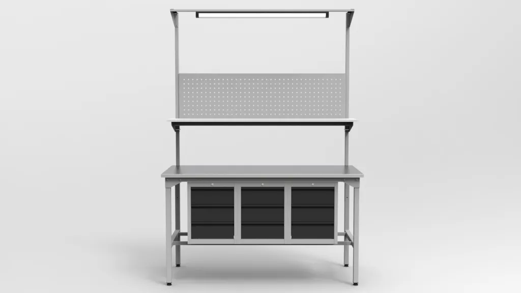 stół ślusarski z nadbudową sc-3-0005-2