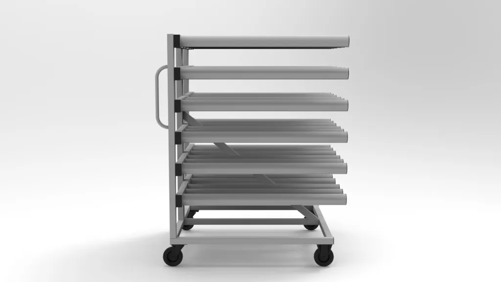 wózek na wałki aniloxowe rc-040-2