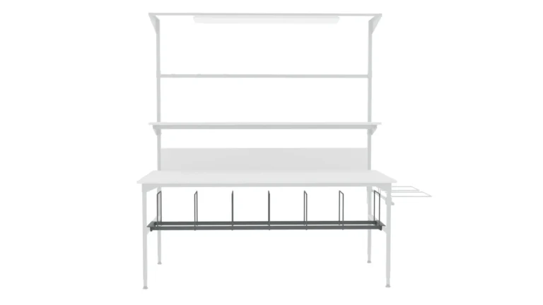 Półka na kartony 200×30 cm pod blatem stołu RA Construction