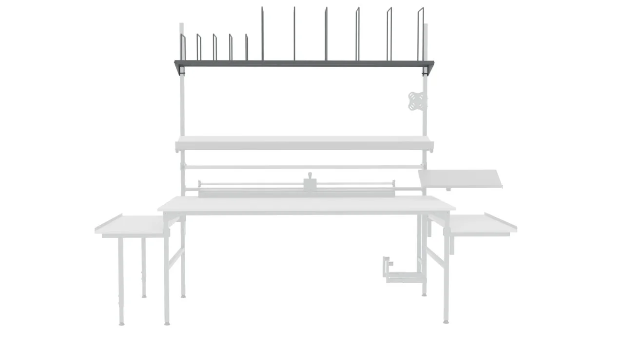 Półka na kartony do stołu 160×30 cm RA Construction