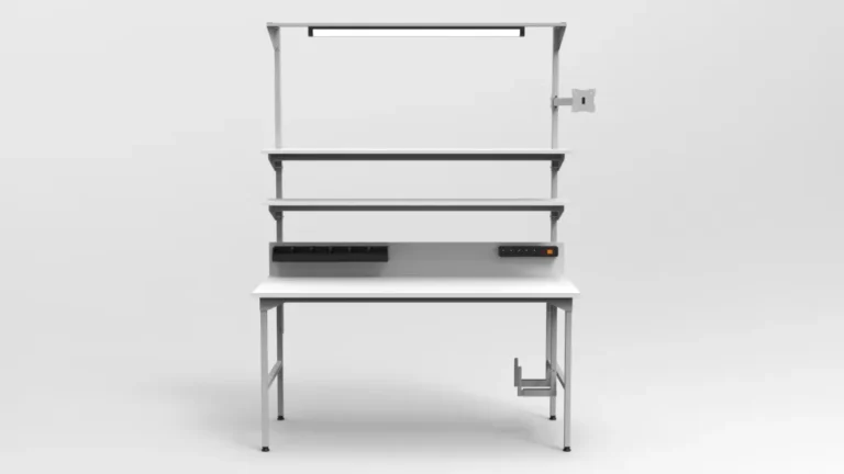 Stol-montazowy-160x70-cm-IT-z-uchwytem-VESA-i-klawiatura-RA-Construction-EC-3-0006 front